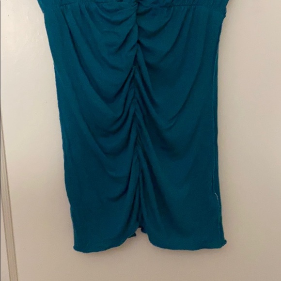 NWOT vintage free people blue v neck shirt size:M - Picture 4 of 10